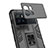 Silikon Hülle Handyhülle und Kunststoff Schutzhülle Hartschalen Tasche mit Magnetisch Ständer A01 für Vivo iQOO 9 5G