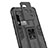 Silikon Hülle Handyhülle und Kunststoff Schutzhülle Hartschalen Tasche mit Magnetisch Ständer A03 für Vivo iQOO 8 5G