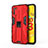 Silikon Hülle Handyhülle und Kunststoff Schutzhülle Hartschalen Tasche mit Magnetisch Ständer KC1 für Xiaomi Poco M3