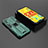 Silikon Hülle Handyhülle und Kunststoff Schutzhülle Hartschalen Tasche mit Magnetisch Ständer KC2 für Xiaomi Poco M3
