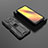Silikon Hülle Handyhülle und Kunststoff Schutzhülle Hartschalen Tasche mit Magnetisch Ständer KC2 für Xiaomi Poco X3 NFC