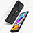 Silikon Hülle Handyhülle und Kunststoff Schutzhülle Hartschalen Tasche mit Magnetisch Ständer MQ1 für Samsung Galaxy A21s