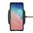 Silikon Hülle Handyhülle und Kunststoff Schutzhülle Hartschalen Tasche mit Ständer A01 für Samsung Galaxy S10 Lite
