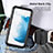Silikon Hülle Handyhülle und Kunststoff Schutzhülle Hartschalen Tasche mit Ständer A02 für Samsung Galaxy S22 5G