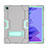 Silikon Hülle Handyhülle und Kunststoff Schutzhülle Hartschalen Tasche mit Ständer A02 für Samsung Galaxy Tab A7 4G 10.4 SM-T505