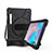 Silikon Hülle Handyhülle und Kunststoff Schutzhülle Hartschalen Tasche mit Ständer A04 für Samsung Galaxy Tab S6 10.5 SM-T860