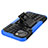 Silikon Hülle Handyhülle und Kunststoff Schutzhülle Hartschalen Tasche mit Ständer A07 für Apple iPhone 13 Mini