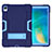 Silikon Hülle Handyhülle und Kunststoff Schutzhülle Hartschalen Tasche mit Ständer für Huawei MatePad 10.8