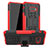 Silikon Hülle Handyhülle und Kunststoff Schutzhülle Hartschalen Tasche mit Ständer für LG G8X ThinQ