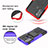 Silikon Hülle Handyhülle und Kunststoff Schutzhülle Hartschalen Tasche mit Ständer für Motorola Moto G40 Fusion