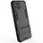 Silikon Hülle Handyhülle und Kunststoff Schutzhülle Hartschalen Tasche mit Ständer für Oppo A93