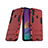 Silikon Hülle Handyhülle und Kunststoff Schutzhülle Hartschalen Tasche mit Ständer für Samsung Galaxy A11