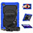 Silikon Hülle Handyhülle und Kunststoff Schutzhülle Hartschalen Tasche mit Ständer für Samsung Galaxy Tab A7 4G 10.4 SM-T505