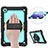 Silikon Hülle Handyhülle und Kunststoff Schutzhülle Hartschalen Tasche mit Ständer für Samsung Galaxy Tab A7 4G 10.4 SM-T505