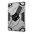 Silikon Hülle Handyhülle und Kunststoff Schutzhülle Hartschalen Tasche mit Ständer für Samsung Galaxy Tab S5e 4G 10.5 SM-T725