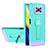 Silikon Hülle Handyhülle und Kunststoff Schutzhülle Hartschalen Tasche mit Ständer H01P für Xiaomi Poco X3