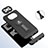 Silikon Hülle Handyhülle und Kunststoff Schutzhülle Hartschalen Tasche mit Ständer H01P für Xiaomi Poco X3