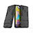 Silikon Hülle Handyhülle und Kunststoff Schutzhülle Hartschalen Tasche mit Ständer KC3 für Samsung Galaxy M31 Prime Edition