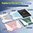 Silikon Hülle Handyhülle und Kunststoff Schutzhülle Hartschalen Tasche mit Ständer L04 für Apple iPad Pro 10.5