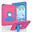 Silikon Hülle Handyhülle und Kunststoff Schutzhülle Hartschalen Tasche mit Ständer YJ1 für Apple iPad Pro 10.5 Pink