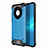 Silikon Hülle Handyhülle und Kunststoff Schutzhülle Hartschalen Tasche U01 für Huawei Mate 40 Pro Hellblau