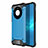 Silikon Hülle Handyhülle und Kunststoff Schutzhülle Hartschalen Tasche U01 für Huawei Mate 40 Pro+ Plus Hellblau