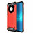 Silikon Hülle Handyhülle und Kunststoff Schutzhülle Hartschalen Tasche U01 für Huawei Mate 40 Pro+ Plus Rot