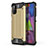 Silikon Hülle Handyhülle und Kunststoff Schutzhülle Hartschalen Tasche U01 für Samsung Galaxy M51 Gold