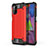 Silikon Hülle Handyhülle und Kunststoff Schutzhülle Hartschalen Tasche U01 für Samsung Galaxy M51 Rot