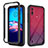Silikon Hülle Handyhülle und Kunststoff Schutzhülle Hartschalen Tasche Vorder und Rückseite 360 Grad Ganzkörper für Motorola Moto E6s (2020) Schwarz