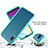 Silikon Hülle Handyhülle und Kunststoff Schutzhülle Hartschalen Tasche Vorder und Rückseite 360 Grad Ganzkörper für Samsung Galaxy M02