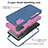 Silikon Hülle Handyhülle und Kunststoff Schutzhülle Hartschalen Tasche Vorder und Rückseite 360 Grad Ganzkörper MQ1 für Samsung Galaxy M32 5G