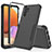 Silikon Hülle Handyhülle und Kunststoff Schutzhülle Hartschalen Tasche Vorder und Rückseite 360 Grad Ganzkörper MQ1 für Samsung Galaxy M32 5G