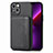 Silikon Hülle Handyhülle und Kunststoff Schutzhülle Hartschalen Tasche Vorder und Rückseite 360 Grad Ganzkörper U05 für Apple iPhone 13 Mini
