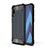 Silikon Hülle Handyhülle und Kunststoff Schutzhülle Hartschalen Tasche WL1 für Samsung Galaxy A70 Königs Blau