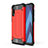 Silikon Hülle Handyhülle und Kunststoff Schutzhülle Hartschalen Tasche WL1 für Samsung Galaxy A70 Rot