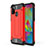 Silikon Hülle Handyhülle und Kunststoff Schutzhülle Hartschalen Tasche WL1 für Samsung Galaxy M30s Rot