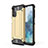 Silikon Hülle Handyhülle und Kunststoff Schutzhülle Hartschalen Tasche WL1 für Samsung Galaxy M32 5G Gold