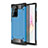 Silikon Hülle Handyhülle und Kunststoff Schutzhülle Hartschalen Tasche WL1 für Samsung Galaxy Note 20 Ultra 5G Blau