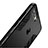 Silikon Hülle Handyhülle und Kunststoff Schutzhülle mit Ständer für Huawei Enjoy 7S Schwarz