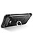 Silikon Hülle Handyhülle und Kunststoff Schutzhülle mit Ständer für Huawei Honor 8 Lite Schwarz