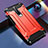 Silikon Hülle Handyhülle und Kunststoff Schutzhülle Tasche für Xiaomi Redmi K30 5G Rot