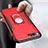 Silikon Hülle Handyhülle und Kunststoff Schutzhülle Tasche mit Fingerring Ständer A01 für Huawei Nova 4