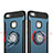 Silikon Hülle Handyhülle und Kunststoff Schutzhülle Tasche mit Fingerring Ständer für Huawei P10 Lite