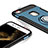 Silikon Hülle Handyhülle und Kunststoff Schutzhülle Tasche mit Fingerring Ständer für Huawei P10 Lite