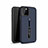 Silikon Hülle Handyhülle und Kunststoff Schutzhülle Tasche mit Fingerring Ständer S01 für Apple iPhone 11 Pro Blau