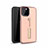 Silikon Hülle Handyhülle und Kunststoff Schutzhülle Tasche mit Fingerring Ständer S01 für Apple iPhone 11 Pro Rosegold