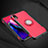 Silikon Hülle Handyhülle und Kunststoff Schutzhülle Tasche mit Fingerring Ständer S01 für Apple iPhone XR