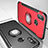Silikon Hülle Handyhülle und Kunststoff Schutzhülle Tasche mit Magnetisch Fingerring Ständer für Xiaomi Mi A2 Lite