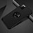 Silikon Hülle Handyhülle und Kunststoff Schutzhülle Tasche mit Magnetisch Fingerring Ständer R01 für Apple iPhone 11 Pro Schwarz